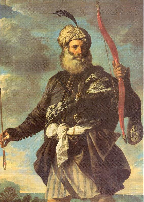 MOLA, Pier Francesco Barbary Pirate with a Bow China oil painting art